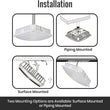 LED Canopy Light with 30W - 70W Selectable Wattage & 3000K - 5000K CCT – Bronze - LEDMyPlace Load image into Gallery viewer, LED Canopy Light with 30W - 70W Selectable Wattage & 3000K - 5000K CCT – Bronze - LEDMyPlace