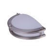 LED Half - Moon Wall Sconce Light 12W, 750 Lumens, Brushed Nickel Finish, White Acrylic Shade, ETL Listed, Hallway Light Fixtures - LEDMyPlace Load image into Gallery viewer, LED Half - Moon Wall Sconce Light 12W, 750 Lumens, Brushed Nickel Finish, White Acrylic Shade, ETL Listed, Hallway Light Fixtures - LEDMyPlace