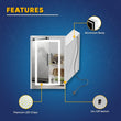 LED Lighted Bathroom Medicine Cabinet with Outlet, Double Sided Mirror, On/Off Switch, ETL, RoHS Listed, 90+ CRI, Surface Mount, Medicine Cabinet with LED Mirror, Benign Style - LEDMyPlace Load image into Gallery viewer, LED Lighted Bathroom Medicine Cabinet with Outlet, Double Sided Mirror, On/Off Switch, ETL, RoHS Listed, 90+ CRI, Surface Mount, Medicine Cabinet with LED Mirror, Benign Style - LEDMyPlace