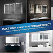 LED Lighted Bathroom Medicine Cabinet with Outlet, Double Sided Mirror, On/Off Switch, Surface Mount, Medicine Cabinet with LED Mirror, CRI 90+, Hector Style - LEDMyPlace Load image into Gallery viewer, LED Lighted Bathroom Medicine Cabinet with Outlet, Double Sided Mirror, On/Off Switch, Surface Mount, Medicine Cabinet with LED Mirror, CRI 90+, Hector Style - LEDMyPlace