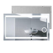 LED Lighted Bathroom Vanity Mirror with Magnifying Mirror, Anti - Fog, Touch Button, CRI 90+,Adjustable Color Temperature & Remembrance Makeup Mirror, Auspice Style - LEDMyPlace Load image into Gallery viewer, LED Lighted Bathroom Vanity Mirror with Magnifying Mirror, Anti - Fog, Touch Button, CRI 90+,Adjustable Color Temperature & Remembrance Makeup Mirror, Auspice Style - LEDMyPlace