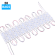 LED Module Lights, Pure White, 3 LEDs/Mod, DC12V, 2.5W, LED Waterproof Decorative Light for Letter Sign Advertising Signs with Tape Adhesive Backside (45 - Pack) - LEDMyPlace Load image into Gallery viewer, LED Module Lights, Pure White, 3 LEDs/Mod, DC12V, 2.5W, LED Waterproof Decorative Light for Letter Sign Advertising Signs with Tape Adhesive Backside (45 - Pack) - LEDMyPlace