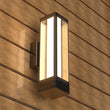 LED Outdoor Wall Sconce, Matte Black Finish, 12W, ETL Listed - Wet Location, Dimmable - LEDMyPlace Load image into Gallery viewer, LED Outdoor Wall Sconce, Matte Black Finish, 12W, ETL Listed - Wet Location, Dimmable - LEDMyPlace