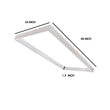 LED Panel 2X4 Surface Mount Kit - LEDMyPlace Load image into Gallery viewer, LED Panel 2X4 Surface Mount Kit - LEDMyPlace