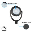 LED Post Top Light With Photocell 75W, 5700K, AC120 - 277V, UL, DLC Listed, IP65 Waterproof, Dimmable, Bronze, For Street Yard Garden Lighting - LEDMyPlace Load image into Gallery viewer, LED Post Top Light With Photocell 75W, 5700K, AC120 - 277V, UL, DLC Listed, IP65 Waterproof, Dimmable, Bronze, For Street Yard Garden Lighting - LEDMyPlace