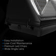 LED Wall Pack Light 120W 5700K Forward Throw 16200LM IP65 Waterproof, 100V - 277V, UL, DLC Listed, Outdoor Wall Light Fixture, Commercial Security Lighting - LEDMyPlace Load image into Gallery viewer, LED Wall Pack Light 120W 5700K Forward Throw 16200LM IP65 Waterproof, 100V - 277V, UL, DLC Listed, Outdoor Wall Light Fixture, Commercial Security Lighting - LEDMyPlace