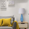 Manolya Translucent Glass Best Table Lamp 28" - Sky Blue/Ivory White (Set of 2) - LEDMyPlace Load image into Gallery viewer, Manolya Translucent Glass Best Table Lamp 28" - Sky Blue/Ivory White (Set of 2) - LEDMyPlace