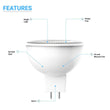 MR16 LED Light Bulbs 6.5W 5000K 500 Lumens Dimmable 120V Damp Location Spotlight Light Bulb - LEDMyPlace Load image into Gallery viewer, MR16 LED Light Bulbs 6.5W 5000K 500 Lumens Dimmable 120V Damp Location Spotlight Light Bulb - LEDMyPlace