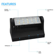 Outdoor Rotatable LED Wall Pack Light 40W 5700K 5400 Lumens, UL, DLC Listed, Bronze Finish, Waterproof Wall Light - LEDMyPlace Load image into Gallery viewer, Outdoor Rotatable LED Wall Pack Light 40W 5700K 5400 Lumens, UL, DLC Listed, Bronze Finish, Waterproof Wall Light - LEDMyPlace