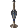 Piatunnia Art Deco Fluted Glass Best Table Lamp 28" - Cobalt Blue/Light Green - LEDMyPlace Load image into Gallery viewer, Piatunnia Art Deco Fluted Glass Best Table Lamp 28" - Cobalt Blue/Light Green - LEDMyPlace
