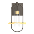 Smyth Indoor Wall Sconce, E26 Socket 1X60W, Clear Glass, Bronze, 22 1/4" H x 12 1/2" W, Extends 7 1/2" from the wall - LEDMyPlace Load image into Gallery viewer, Smyth Indoor Wall Sconce, E26 Socket 1X60W, Clear Glass, Bronze, 22 1/4" H x 12 1/2" W, Extends 7 1/2" from the wall - LEDMyPlace