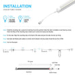 T8 5ft LED Freezer/Cooler Tube Light, V Shape, 36W 5000K, Clear, Refrigerator LED Light - Walk - in Cooler Light - LEDMyPlace Load image into Gallery viewer, T8 5ft LED Freezer/Cooler Tube Light, V Shape, 36W 5000K, Clear, Refrigerator LED Light - Walk - in Cooler Light - LEDMyPlace