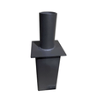 Tenon adaptor for 4 inch square poles - LEDMyPlace Load image into Gallery viewer, Tenon adaptor for 4 inch square poles - LEDMyPlace