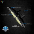 UFO LED High Bay Light 150/120/100 Watt Adjustable, 5700K, 150LM/W - 155LM/W, AC277 - 480V High Voltage, IP65, UL, DLC Listed, 1 - 10V Dim, For Warehouse Barn Airport Workshop Garage Factory - LEDMyPlace Load image into Gallery viewer, UFO LED High Bay Light 150/120/100 Watt Adjustable, 5700K, 150LM/W - 155LM/W, AC277 - 480V High Voltage, IP65, UL, DLC Listed, 1 - 10V Dim, For Warehouse Barn Airport Workshop Garage Factory - LEDMyPlace