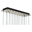 16-Light Chandelier, Industrial Hanging/ Suspension Light Fixture, 112W, 3000K(warm white), 5600LM, Island Pendant Light, Dimmable Load image into Gallery viewer, 16-Light Chandelier, Industrial Hanging/ Suspension Light Fixture, 112W, 3000K(warm white), 5600LM, Island Pendant Light, Dimmable