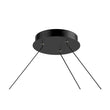 Modern Circular Chandelier, 5-Light, 92W, 3000K (Warm White), 3677 Lumens, Wheel Chandelier, Dimension: 50.1''x31.6''x110'' Load image into Gallery viewer, Modern Circular Chandelier, 5-Light, 92W, 3000K (Warm White), 3677 Lumens, Wheel Chandelier, Dimension: 50.1''x31.6''x110''