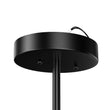 28W Round Shape LED Semi Flush Mount Ceiling Lights, Matte Black Finish with White Acrylic Shade, 1950LM, Dimmable Load image into Gallery viewer, 28W Round Shape LED Semi Flush Mount Ceiling Lights, Matte Black Finish with White Acrylic Shade, 1950LM, Dimmable