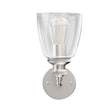 Bell Shape Wall Sconce Lighting Fixture, Brushed Nickel Finish, E26 Base, UL Listed for Dry Location, 3 Years Warranty Load image into Gallery viewer, Bell Shape Wall Sconce Lighting Fixture, Brushed Nickel Finish, E26 Base, UL Listed for Dry Location, 3 Years Warranty