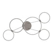 Modern Circular Chandelier, 5-Light, 92W, 3000K (Warm White), 3677 Lumens, Wheel Chandelier, Dimension: 50.1''x31.6''x110'' Load image into Gallery viewer, Modern Circular Chandelier, 5-Light, 92W, 3000K (Warm White), 3677 Lumens, Wheel Chandelier, Dimension: 50.1''x31.6''x110''