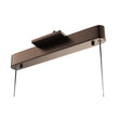 Linear LED Pendant Mount Lighting Fixture in Brushed brown Body Finish, 52W, 3000K, 2600LM, Dimmable Load image into Gallery viewer, Linear LED Pendant Mount Lighting Fixture in Brushed brown Body Finish, 52W, 3000K, 2600LM, Dimmable