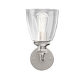 Bell Shape Wall Sconce Lighting Fixture, Brushed Nickel Finish, E26 Base, UL Listed for Dry Location, 3 Years Warranty Load image into Gallery viewer, Bell Shape Wall Sconce Lighting Fixture, Brushed Nickel Finish, E26 Base, UL Listed for Dry Location, 3 Years Warranty