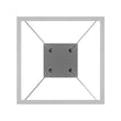 Modern 1-Square Chandelier Lighting, 40W, 3000K,1917LM, Dimmable, Dimension : 19.7'L'×19.7'W'×55''H Load image into Gallery viewer, Modern 1-Square Chandelier Lighting, 40W, 3000K,1917LM, Dimmable, Dimension : 19.7'L'×19.7'W'×55''H