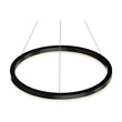 LED Ring Chandelier, 1-Ring, 38W, 3000K, 1512LM, Dimmable, Diameter 23.6''×71'' Load image into Gallery viewer, LED Ring Chandelier, 1-Ring, 38W, 3000K, 1512LM, Dimmable, Diameter 23.6''×71''