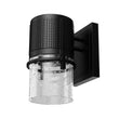 9W Cylinder LED Wall Sconce Light 5000K Daylight White, 500 Lumens, LED Outdoor Wall Light, Clear Bubble Glass, 120V Dimmable ETL Listed Textured Black Finish Load image into Gallery viewer, 9W Cylinder LED Wall Sconce Light 5000K Daylight White, 500 Lumens, LED Outdoor Wall Light, Clear Bubble Glass, 120V Dimmable ETL Listed Textured Black Finish