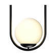 1-Light, Single Bell Pendant Chandelier, 9W, 3000K, Matte Black Body Finish, Dimmable Load image into Gallery viewer, 1-Light, Single Bell Pendant Chandelier, 9W, 3000K, Matte Black Body Finish, Dimmable