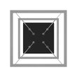Modern Two-Tier Square Chandelier Lighting, 54W, 3000K, 3016LM, Dimension : 19.7''L×19.7''W×55''H Load image into Gallery viewer, Modern Two-Tier Square Chandelier Lighting, 54W, 3000K, 3016LM, Dimension : 19.7''L×19.7''W×55''H