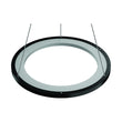 1-Ring LED Pendant Light, 35W, 3000K-6500K, 966LM, Dimmable, Matte Black Body Finish, Diameter 23.6''×71'' Load image into Gallery viewer, 1-Ring LED Pendant Light, 35W, 3000K-6500K, 966LM, Dimmable, Matte Black Body Finish, Diameter 23.6''×71''