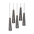 Chandeliers 5-lights, Dining Room Lighting Fixtures, 25W, 3000K, 1250LM, Hanging Light with Wires For Kitchen Island Dining Room Living Room Cafe Pub Load image into Gallery viewer, Chandeliers 5-lights, Dining Room Lighting Fixtures, 25W, 3000K, 1250LM, Hanging Light with Wires For Kitchen Island Dining Room Living Room Cafe Pub