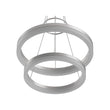 2-Ring, Modern LED Chandelier, 78W, 120V, 3000K, 3985LM, Dimmable Load image into Gallery viewer, 2-Ring, Modern LED Chandelier, 78W, 120V, 3000K, 3985LM, Dimmable