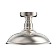 Industrial Style Brushed Nickel Semi Flush Mount Ceiling Fixture, E26 Base, UL Listed, 3 Years Warranty Load image into Gallery viewer, Industrial Style Brushed Nickel Semi Flush Mount Ceiling Fixture, E26 Base, UL Listed, 3 Years Warranty