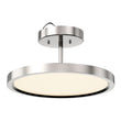LED Semi-Flush Mount Light, 28W, 1950 Lumens, Dimmable, Round Close To Ceiling Lights Load image into Gallery viewer, LED Semi-Flush Mount Light, 28W, 1950 Lumens, Dimmable, Round Close To Ceiling Lights