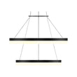 2-Ring, Modern LED Chandelier, 78W, 120V, 3000K, 3985LM, Dimmable Load image into Gallery viewer, 2-Ring, Modern LED Chandelier, 78W, 120V, 3000K, 3985LM, Dimmable