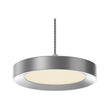 Disk Architectural, LED 5.5 Inch Round Pendant Mount Direct Down Light Fixture, 12W, 3000K, Dimmable Load image into Gallery viewer, Disk Architectural, LED 5.5 Inch Round Pendant Mount Direct Down Light Fixture, 12W, 3000K, Dimmable