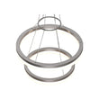 2-Ring, Modern LED Chandelier, 78W, 120V, 3000K, 3985LM, Dimmable Load image into Gallery viewer, 2-Ring, Modern LED Chandelier, 78W, 120V, 3000K, 3985LM, Dimmable