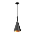 Matte Black Pendant Light Fixture, Subulate Style, E26 Base, Steel Body, UL Listed Load image into Gallery viewer, Matte Black Pendant Light Fixture, Subulate Style, E26 Base, Steel Body, UL Listed