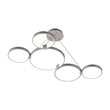 Modern Circular Chandelier, 5-Light, 92W, 3000K (Warm White), 3677 Lumens, Wheel Chandelier, Dimension: 50.1''x31.6''x110'' Load image into Gallery viewer, Modern Circular Chandelier, 5-Light, 92W, 3000K (Warm White), 3677 Lumens, Wheel Chandelier, Dimension: 50.1''x31.6''x110''