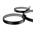 Modern Circular Chandelier, 5-Light, 92W, 3000K (Warm White), 3677 Lumens, Wheel Chandelier, Dimension: 50.1''x31.6''x110'' Load image into Gallery viewer, Modern Circular Chandelier, 5-Light, 92W, 3000K (Warm White), 3677 Lumens, Wheel Chandelier, Dimension: 50.1''x31.6''x110''
