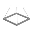 Modern 1-Square Chandelier Lighting, 40W, 3000K,1917LM, Dimmable, Dimension : 19.7'L'×19.7'W'×55''H Load image into Gallery viewer, Modern 1-Square Chandelier Lighting, 40W, 3000K,1917LM, Dimmable, Dimension : 19.7'L'×19.7'W'×55''H