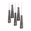Chandeliers 5-lights, Dining Room Lighting Fixtures, 25W, 3000K, 1250LM, Hanging Light with Wires For Kitchen Island Dining Room Living Room Cafe Pub Load image into Gallery viewer, Chandeliers 5-lights, Dining Room Lighting Fixtures, 25W, 3000K, 1250LM, Hanging Light with Wires For Kitchen Island Dining Room Living Room Cafe Pub