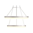 2-Ring, Modern LED Chandelier, 78W, 120V, 3000K, 3985LM, Dimmable Load image into Gallery viewer, 2-Ring, Modern LED Chandelier, 78W, 120V, 3000K, 3985LM, Dimmable