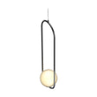 1-Light, Single Bell Pendant Chandelier, 9W, 3000K, Matte Black Body Finish, Dimmable Load image into Gallery viewer, 1-Light, Single Bell Pendant Chandelier, 9W, 3000K, Matte Black Body Finish, Dimmable