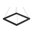 Modern 1-Square Chandelier Lighting, 40W, 3000K,1917LM, Dimmable, Dimension : 19.7'L'×19.7'W'×55''H Load image into Gallery viewer, Modern 1-Square Chandelier Lighting, 40W, 3000K,1917LM, Dimmable, Dimension : 19.7'L'×19.7'W'×55''H