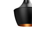 Matte Black Pendant Light Fixture, Gourd style, E26 Base, Steel Body, UL Listed Load image into Gallery viewer, Matte Black Pendant Light Fixture, Gourd style, E26 Base, Steel Body, UL Listed
