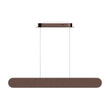 2-Lights, LED Linear Suspension Light, Pendant Mounting, 40W, 3000K, 2000LM, Brushed brown Body Finish, Dimmable Load image into Gallery viewer, 2-Lights, LED Linear Suspension Light, Pendant Mounting, 40W, 3000K, 2000LM, Brushed brown Body Finish, Dimmable