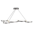 Modern Circular Chandelier, 5-Light, 92W, 3000K (Warm White), 3677 Lumens, Wheel Chandelier, Dimension: 50.1''x31.6''x110'' Load image into Gallery viewer, Modern Circular Chandelier, 5-Light, 92W, 3000K (Warm White), 3677 Lumens, Wheel Chandelier, Dimension: 50.1''x31.6''x110''