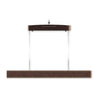 Linear LED Pendant Mount Lighting Fixture in Brushed brown Body Finish, 52W, 3000K, 2600LM, Dimmable Load image into Gallery viewer, Linear LED Pendant Mount Lighting Fixture in Brushed brown Body Finish, 52W, 3000K, 2600LM, Dimmable